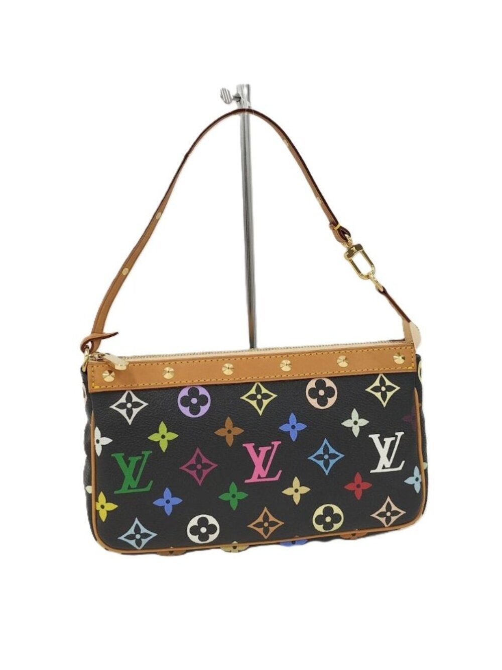 Louis Vuitton Pouch Pochette Accessoires Monogram Multicolor Noir